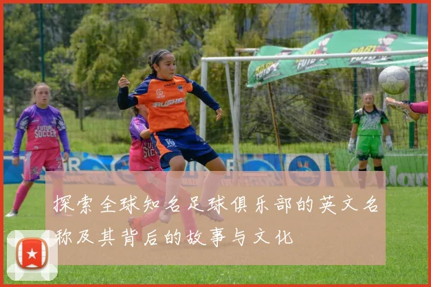 探索全球知名足球俱乐部的英文名称及其背后的故事与文化