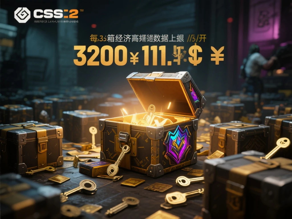 《CS2》3月玩家狂开3200万箱子，钥匙收入高达1亿美元！