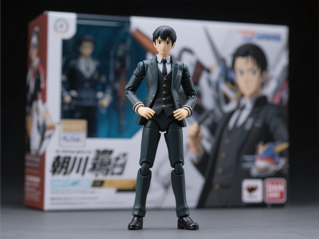 BANDAI SPIRITS发布《坂本日常》朝仓真精致可动手办模型