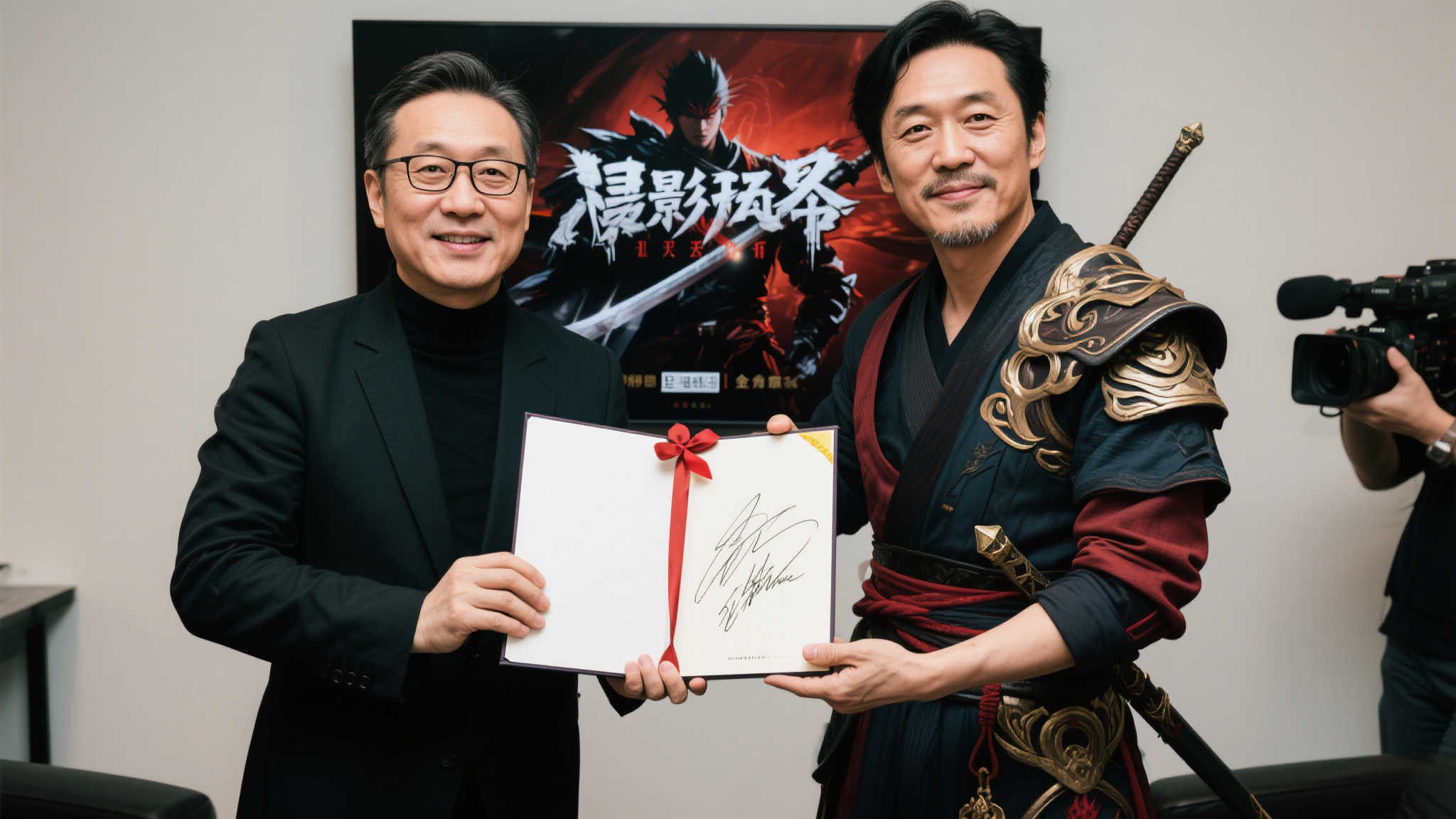 跨界联动!《影之刃零》制作人展示金亨泰签名《剑星 跨界联动!《影之刃零》制作人展示金亨泰签名《剑星